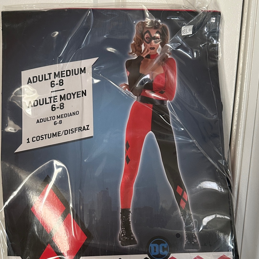 DC Harley Quinn Red and Black Costume